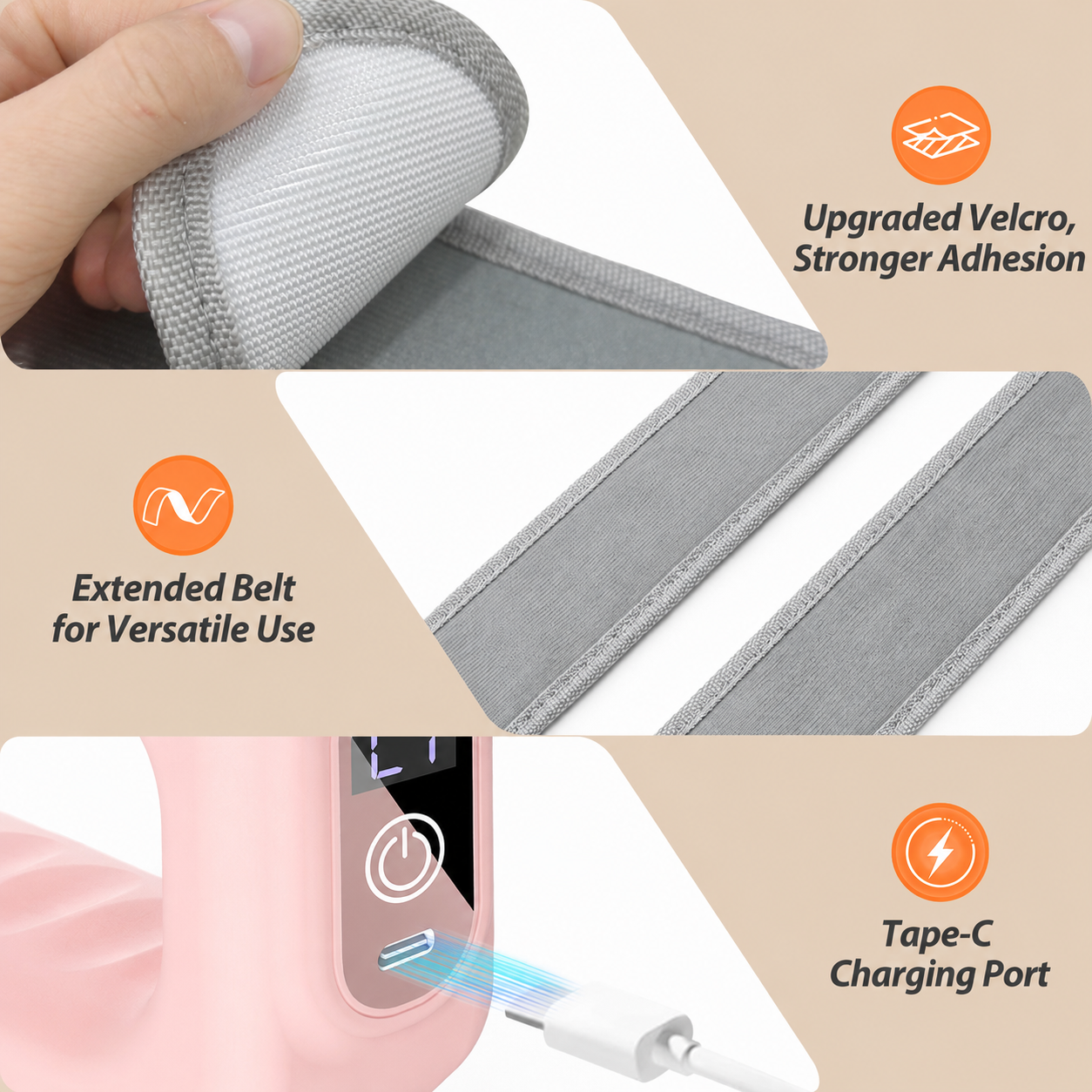 Portable Heated Fascia Ring Massager