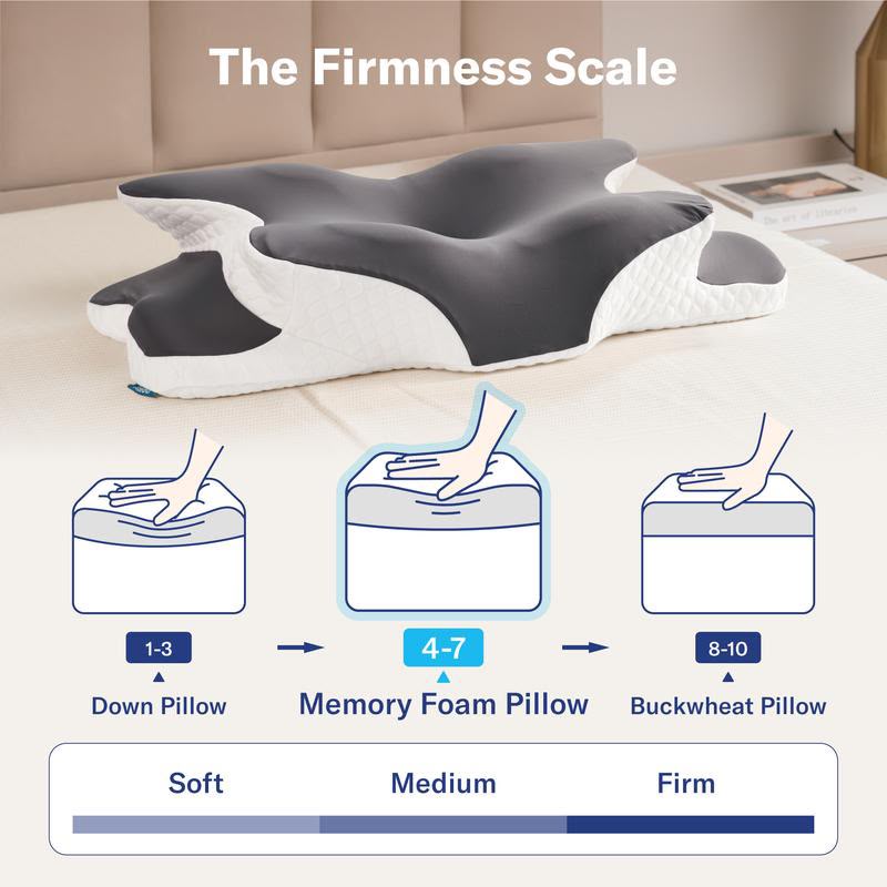 SOLVANA AlignRest™ Contour Memory Foam Pillow