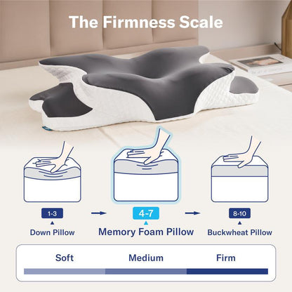 SOLVANA AlignRest™ Contour Memory Foam Pillow
