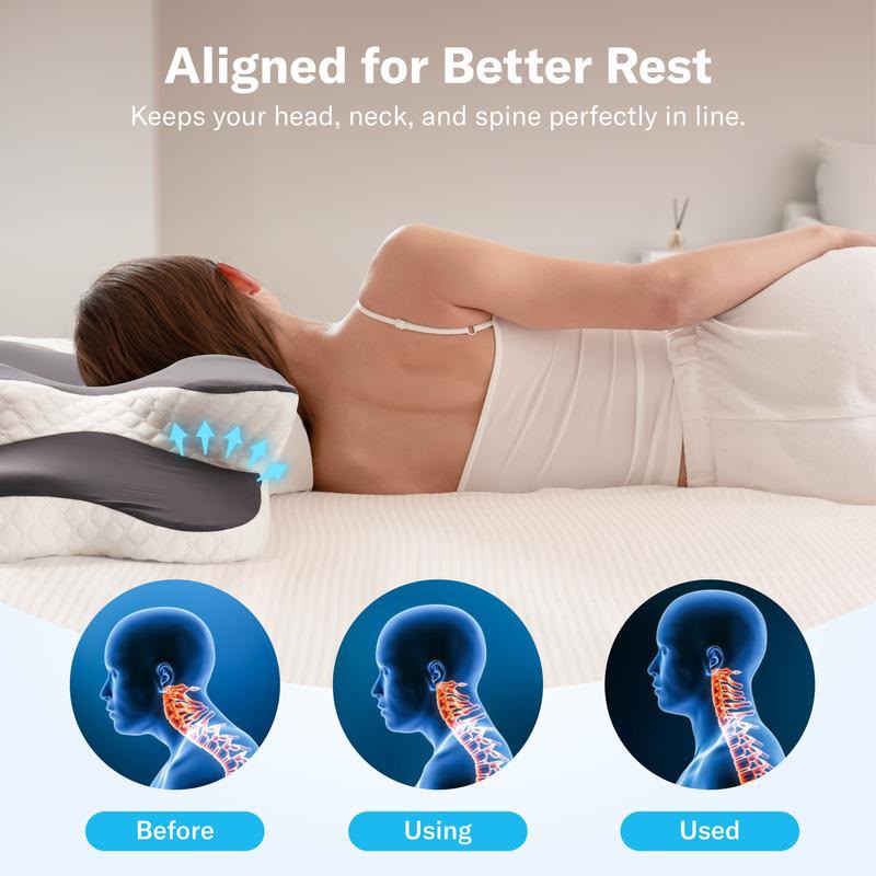 SOLVANA AlignRest™ Contour Memory Foam Pillow