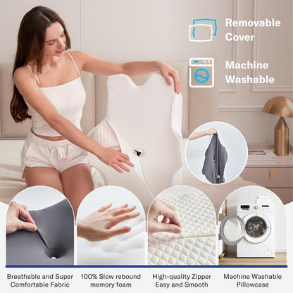 SOLVANA AlignRest™ Contour Memory Foam Pillow