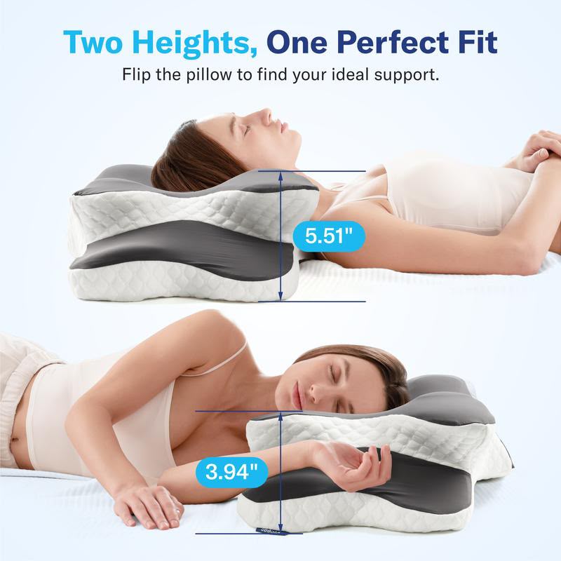SOLVANA AlignRest™ Contour Memory Foam Pillow